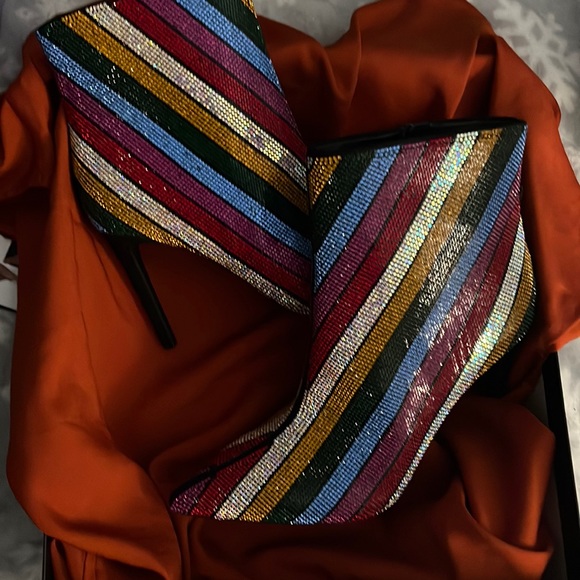 INC International Concepts Shoes - Time for Some Bling GORGEOUS multi colored ankle boots